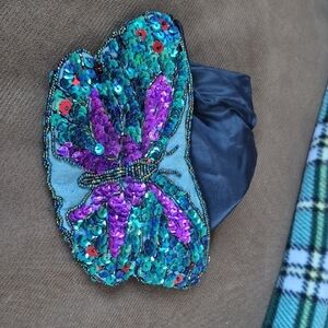 Sequin Butterfly Chqnge Purse